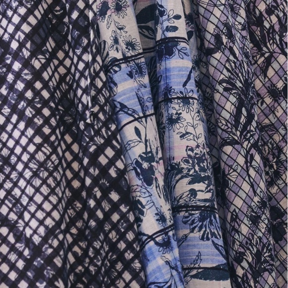 Brand New PILCRO ASYMMETRICAL LINEN DRAWSTRING SKIRT - Picture 8 of 10